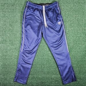 Umbro Athletic Track Pants / Mens Size Medium / Colorway - Navy Blue & White